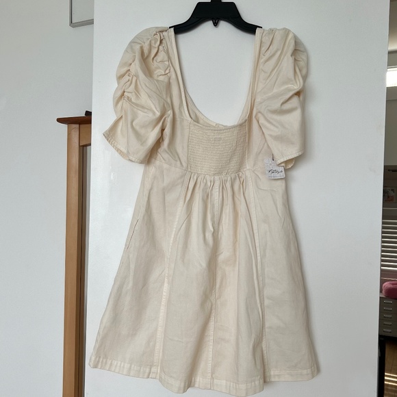 NWT FREE PEOPLE SIZE S Cheyenne Lightweight Denim Mini Dress - Picture 4 of 4